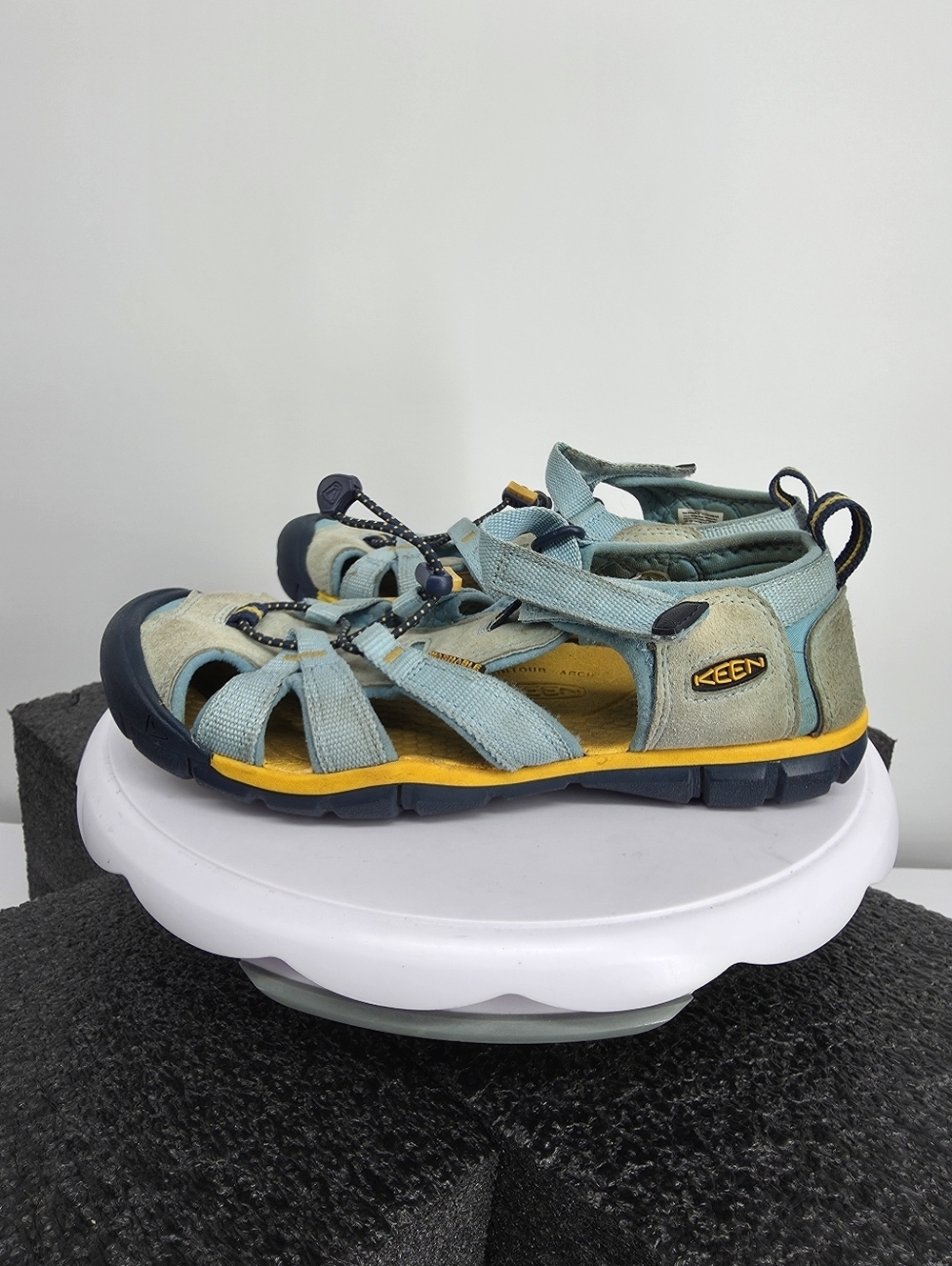 KEEN Newport H2 Sandals Blue Yellow Size 5 Big Kid / Women 6.5 / 7 Shoes 1022995